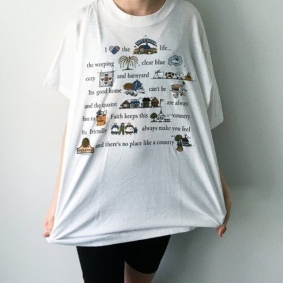 VINTAGE 90s I Love The Country Life Graphic Shirt - Picture 9 of 9